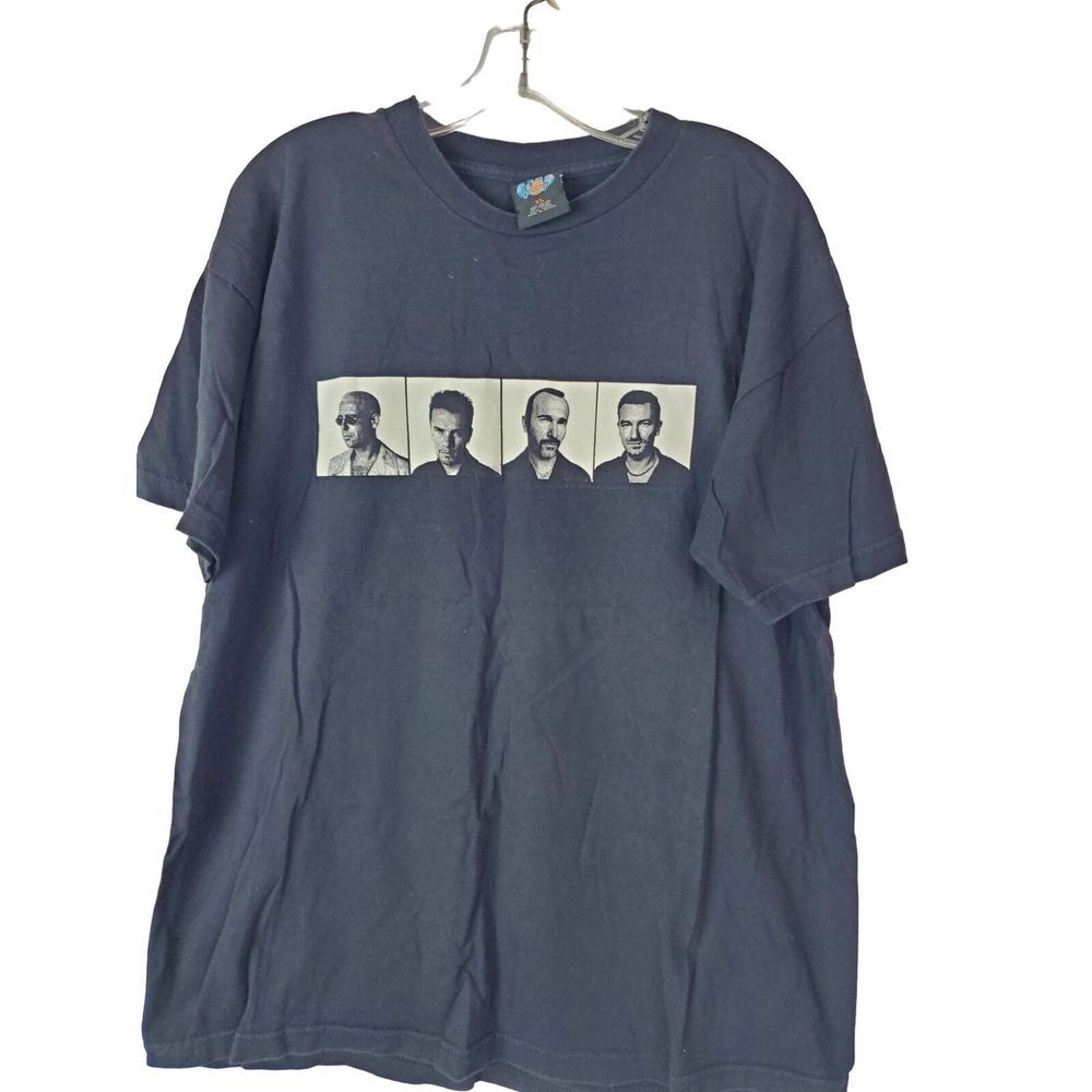 Vintage 1997 U2 Popmart World‎ Tour Concert T-Shirt Black XL